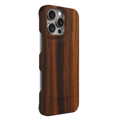 RAUW Houten iPhone Hoesje van echt hout Palissander 16 Pro